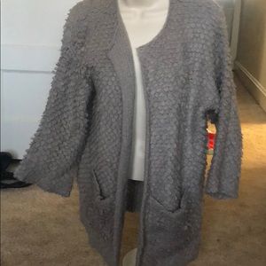 Express 3/4 sleeve long cardigan